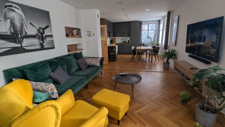 Ubytování Vrchlabí - obývací pokoj, Apartmán692