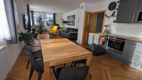 Ubytování Vrchlabí - obývací pokoj, Apartmán692